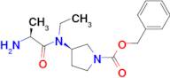 (R)-3-[((S)-2-Amino-propionyl)-ethyl-amino]-pyrrolidine-1-carboxylic acid benzyl ester