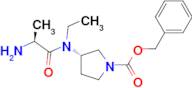 (S)-3-[((S)-2-Amino-propionyl)-ethyl-amino]-pyrrolidine-1-carboxylic acid benzyl ester