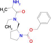 (S)-2-{[((S)-2-Amino-propionyl)-ethyl-amino]-methyl}-pyrrolidine-1-carboxylic acid benzyl ester