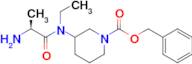 3-[((S)-2-Amino-propionyl)-ethyl-amino]-piperidine-1-carboxylic acid benzyl ester