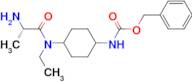 {4-[((S)-2-Amino-propionyl)-ethyl-amino]-cyclohexyl}-carbamic acid benzyl ester