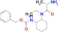 {2-[((S)-2-Amino-propionyl)-ethyl-amino]-cyclohexyl}-carbamic acid benzyl ester