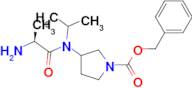 3-[((S)-2-Amino-propionyl)-isopropyl-amino]-pyrrolidine-1-carboxylic acid benzyl ester