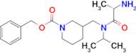 3-{[((S)-2-Amino-propionyl)-isopropyl-amino]-methyl}-piperidine-1-carboxylic acid benzyl ester