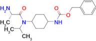 {4-[((S)-2-Amino-propionyl)-isopropyl-amino]-cyclohexyl}-carbamic acid benzyl ester