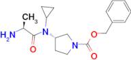 (S)-3-[((S)-2-Amino-propionyl)-cyclopropyl-amino]-pyrrolidine-1-carboxylic acid benzyl ester