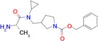 3-{[((S)-2-Amino-propionyl)-cyclopropyl-amino]-methyl}-pyrrolidine-1-carboxylic acid benzyl ester