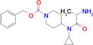 4-[((S)-2-Amino-propionyl)-cyclopropyl-amino]-piperidine-1-carboxylic acid benzyl ester