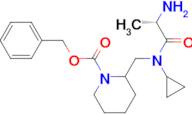 2-{[((S)-2-Amino-propionyl)-cyclopropyl-amino]-methyl}-piperidine-1-carboxylic acid benzyl ester