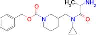 3-{[((S)-2-Amino-propionyl)-cyclopropyl-amino]-methyl}-piperidine-1-carboxylic acid benzyl ester