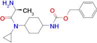 {4-[((S)-2-Amino-propionyl)-cyclopropyl-amino]-cyclohexyl}-carbamic acid benzyl ester