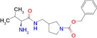 3-[((S)-2-Amino-3-methyl-butyrylamino)-methyl]-pyrrolidine-1-carboxylic acid benzyl ester