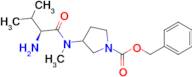 3-[((S)-2-Amino-3-methyl-butyryl)-methyl-amino]-pyrrolidine-1-carboxylic acid benzyl ester