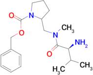 2-{[((S)-2-Amino-3-methyl-butyryl)-methyl-amino]-methyl}-pyrrolidine-1-carboxylic acid benzyl ester