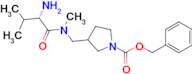 3-{[((S)-2-Amino-3-methyl-butyryl)-methyl-amino]-methyl}-pyrrolidine-1-carboxylic acid benzyl ester