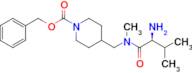 4-{[((S)-2-Amino-3-methyl-butyryl)-methyl-amino]-methyl}-piperidine-1-carboxylic acid benzyl ester