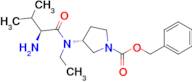 (R)-3-[((S)-2-Amino-3-methyl-butyryl)-ethyl-amino]-pyrrolidine-1-carboxylic acid benzyl ester