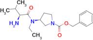 (S)-3-[((S)-2-Amino-3-methyl-butyryl)-ethyl-amino]-pyrrolidine-1-carboxylic acid benzyl ester