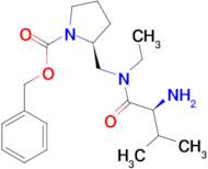 (S)-2-{[((S)-2-Amino-3-methyl-butyryl)-ethyl-amino]-methyl}-pyrrolidine-1-carboxylic acid benzyl...