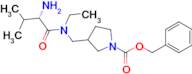 3-{[((S)-2-Amino-3-methyl-butyryl)-ethyl-amino]-methyl}-pyrrolidine-1-carboxylic acid benzyl ester