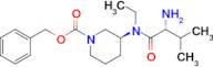 (S)-3-[((R)-2-Amino-3-methyl-butyryl)-ethyl-amino]-piperidine-1-carboxylic acid benzyl ester