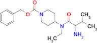 4-[((S)-2-Amino-3-methyl-butyryl)-ethyl-amino]-piperidine-1-carboxylic acid benzyl ester