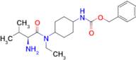 {4-[((S)-2-Amino-3-methyl-butyryl)-ethyl-amino]-cyclohexyl}-carbamic acid benzyl ester