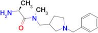 (S)-2-Amino-N-(1-benzyl-pyrrolidin-3-ylmethyl)-N-methyl-propionamide