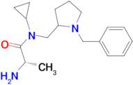 (S)-2-Amino-N-(1-benzyl-pyrrolidin-2-ylmethyl)-N-cyclopropyl-propionamide