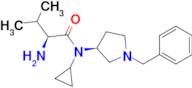 (S)-2-Amino-N-((S)-1-benzyl-pyrrolidin-3-yl)-N-cyclopropyl-3-methyl-butyramide