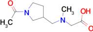 [(1-Acetyl-pyrrolidin-3-ylmethyl)-methyl-amino]-acetic acid