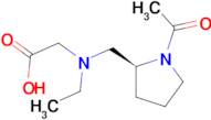 [((S)-1-Acetyl-pyrrolidin-2-ylmethyl)-ethyl-amino]-acetic acid