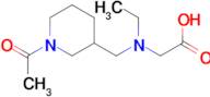 [(1-Acetyl-piperidin-3-ylmethyl)-ethyl-amino]-acetic acid