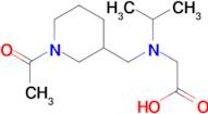 [(1-Acetyl-piperidin-3-ylmethyl)-isopropyl-amino]-acetic acid