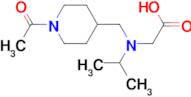 [(1-Acetyl-piperidin-4-ylmethyl)-isopropyl-amino]-acetic acid