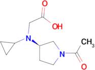 [((R)-1-Acetyl-pyrrolidin-3-yl)-cyclopropyl-amino]-acetic acid