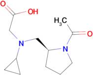 [((S)-1-Acetyl-pyrrolidin-2-ylmethyl)-cyclopropyl-amino]-acetic acid