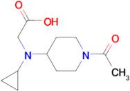 [(1-Acetyl-piperidin-4-yl)-cyclopropyl-amino]-acetic acid