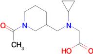 [(1-Acetyl-piperidin-3-ylmethyl)-cyclopropyl-amino]-acetic acid