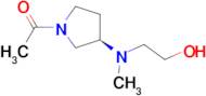 1-{(R)-3-[(2-Hydroxy-ethyl)-methyl-amino]-pyrrolidin-1-yl}-ethanone