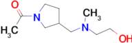 1-(3-{[(2-Hydroxy-ethyl)-methyl-amino]-methyl}-pyrrolidin-1-yl)-ethanone