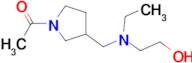 1-(3-{[Ethyl-(2-hydroxy-ethyl)-amino]-methyl}-pyrrolidin-1-yl)-ethanone