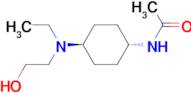(1R,4R)-N-{4-[Ethyl-(2-hydroxy-ethyl)-amino]-cyclohexyl}-acetamide