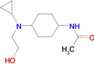 N-{4-[Cyclopropyl-(2-hydroxy-ethyl)-amino]-cyclohexyl}-acetamide