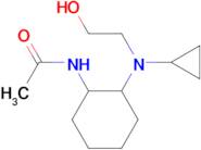 N-{2-[Cyclopropyl-(2-hydroxy-ethyl)-amino]-cyclohexyl}-acetamide