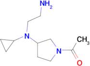 1-{3-[(2-Amino-ethyl)-cyclopropyl-amino]-pyrrolidin-1-yl}-ethanone