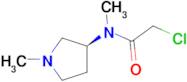 2-Chloro-N-methyl-N-((S)-1-methyl-pyrrolidin-3-yl)-acetamide