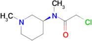 2-Chloro-N-methyl-N-((S)-1-methyl-piperidin-3-yl)-acetamide