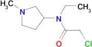 2-Chloro-N-ethyl-N-(1-methyl-pyrrolidin-3-yl)-acetamide