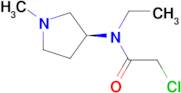 2-Chloro-N-ethyl-N-((S)-1-methyl-pyrrolidin-3-yl)-acetamide